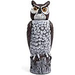 $15.47: GARDENEER Dalen Rotating Head Fake Owl Decoy at Amazon