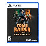 $19.99: Tomb Raider IV-VI Remastered Starring Lara Croft (PlayStation 5) at Amazon
