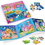 [AC] $9.99*: 2 × 60-Piece JUANCHI 3-in-1 Magnetic Kids Puzzles (Various Designs) ($5 each) at Amazon