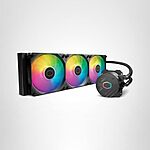 $57.99*: Cooler Master MasterLiquid 360L Core ARGB AIO Liquid CPU Cooler (Black) at Amazon