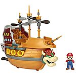 $13*: Super Mario Deluxe Bowser's Air Ship Playset w/ Mario Action Figure at Amazon