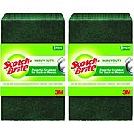 $4.88: 2-Pack 8-Count Scotch-Brite Heavy Duty Scour Pads at Amazon