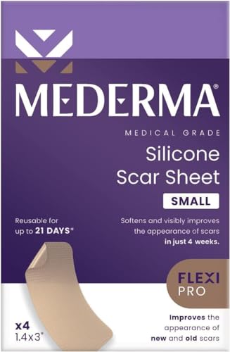 $7.39 /w S&S: Mederma Medical Grade Silicone Scar Sheets, 4 Count