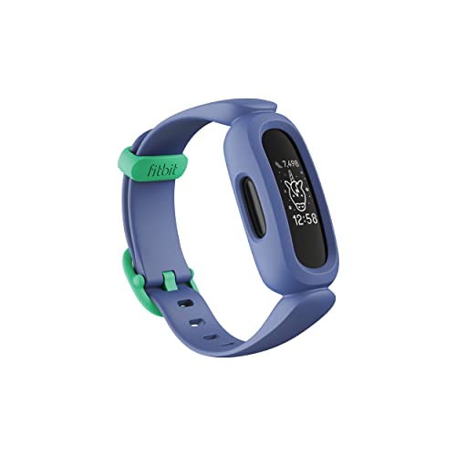 $39.95: Fitbit Ace 3 Activity-Tracker for Kids 6+, Blue Astro Green