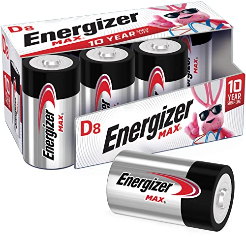 $7.56 /w S&S: Energizer Max D Batteries (8 Battery Count)