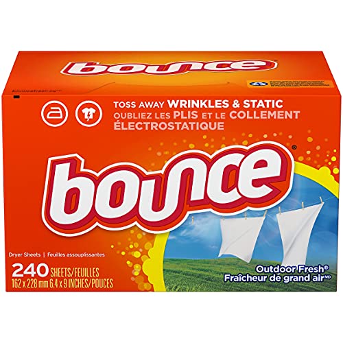 $7.45 /w S&S: 240-Count Bounce Fabric Softener Dryer Sheets (Outdoor Fresh) + $2.20 promotional credit at Amazon