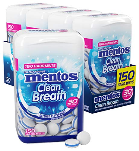 2 for $13.54 /w S&S: 4-Pack 150-Piece Mentos Clean Breath Sugar Free Hard Mint (Intense Peppermint)
