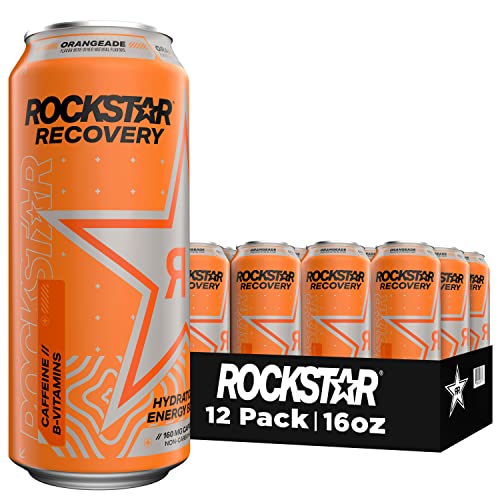 $12.14 /w S&S: 12-Pack 16-Oz Rockstar Energy Drink w/ Caffeine, Taurine & Electrolytes (Orange)