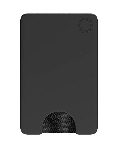 $5.99: PopSockets Phone Wallet, Phone Card Holder, No Grip Wallet - Black
