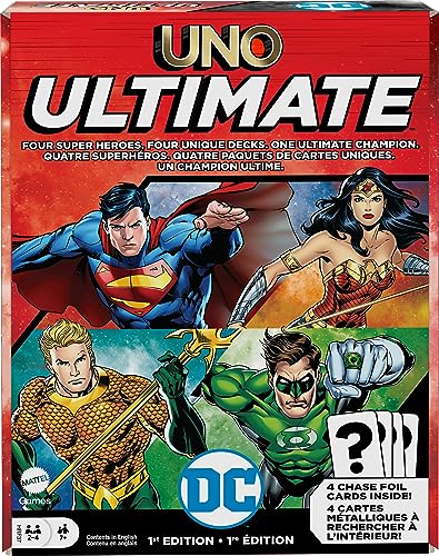 $5.49: Mattel Games UNO Ultimate DC Card Game