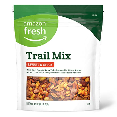 $4.39: Amazon Fresh, Sweet & Spicy Trail Mix, 16 Oz at Amazon