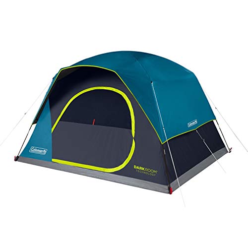 $129.37: Coleman Skydome Camping Tent with Dark Room Technology, 6 Person Family Tent