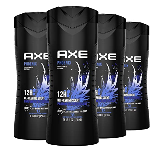 $8.10 w/ S&S: AXE Body Wash Phoenix, Crushed Mint & Rosemary, 16 oz, 4 count