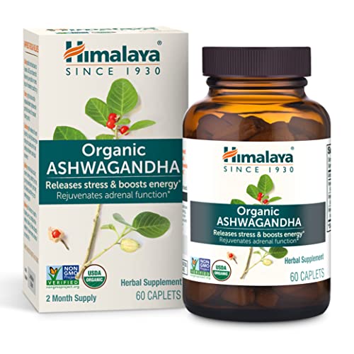 $12.29: Himalaya Organic Ashwagandha, 670 mg, 60 Caplets at Amazon
