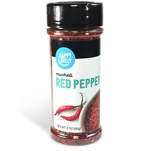 $1.38: Amazon Brand - Happy Belly Red Pepper Crushed, 2 Ounce