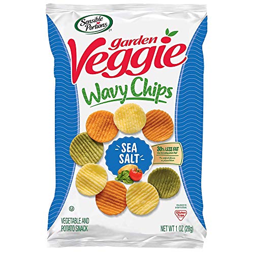 $9.74 w/ S&S: 24-Pack 1-Oz Sensible Portions Garden Veggie Chips (Sea Salt)