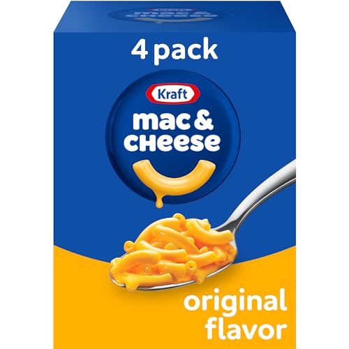 $3.71 w/ S&S: Kraft Original Macaroni & Cheese Dinner (4 ct Pack, 7.25 oz Boxes)