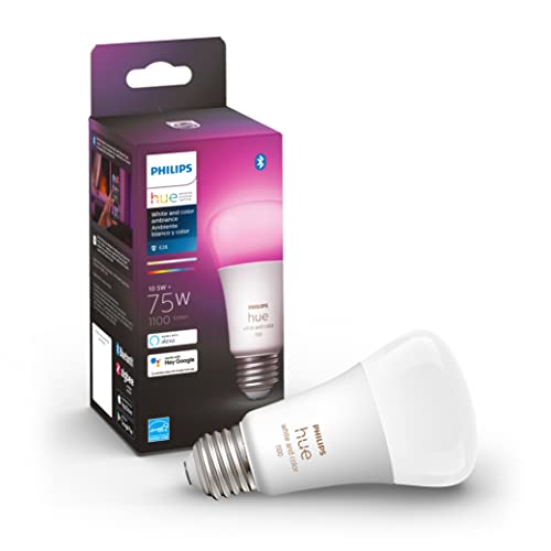2 for $62.88: Philips Hue 75W Bluetooth A19 Smart LED Bulb (White and Color Ambiance) ($31.44 each) $31.6