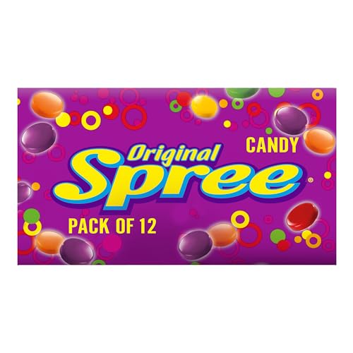 $14.71 w/ S&S: Wonka Spree Original Hard Candy, 5 Ounce Theater Candy Boxes (Pack of 12)
