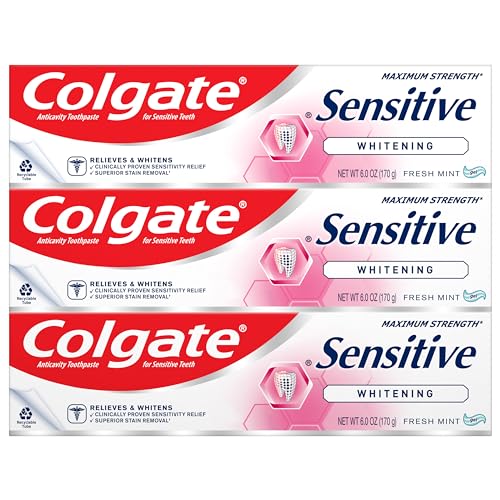 $6.74 w/ S&S: 3-Pack 6-Oz Colgate Maximum Strength Whitening Toothpaste (Fresh Mint)