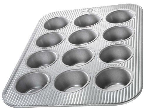 $13.63: USA Pan Bakeware Muffin Pan, 12-Well, Aluminized Steel