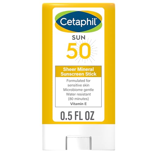 $5.22 w/ S&S: Cetaphil Sheer Mineral Sunscreen Stick for Face & Body, 0.5oz