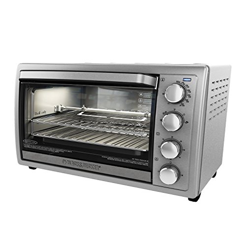 $60: Black+Decker WCR-076 Rotisserie Toaster Oven, 9X13, Stainless Steel