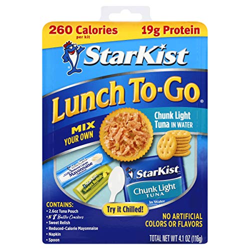 $15.75 w/ S&S: StarKist Lunch To-Go Chunk Light Mix Your Own Tuna Salad, 4.1 Ounce Kit, 12 Pack