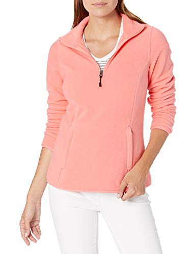 $8.90: Amazon Essentials Women's Classic-Fit Long-Sleeve Quarter-Zip Polar Fleece Pullover Jacket