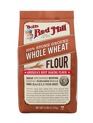 $15.96: Bob's Red Mill Whole Wheat Flour, 5lbs (Pack of 4)