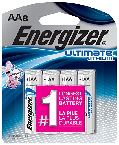 $12.98: Energizer Ultimate Lithium AA Batteries, 8 Count (L91SBP-8)