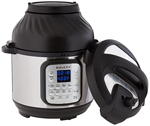 $111: Instant Pot Duo Crisp 9-in-1 Electric Pressure Cooker and Air Fryer Combo