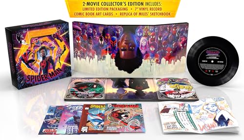 $43.99: Spider-Man: Into the Spider-Verse 4K / Spider-Man: Across the Spider-Verse  (Collector's Edition 2-Movie Collection / 4K Ultra HD + Blu-ray + LP + Digital 4K)