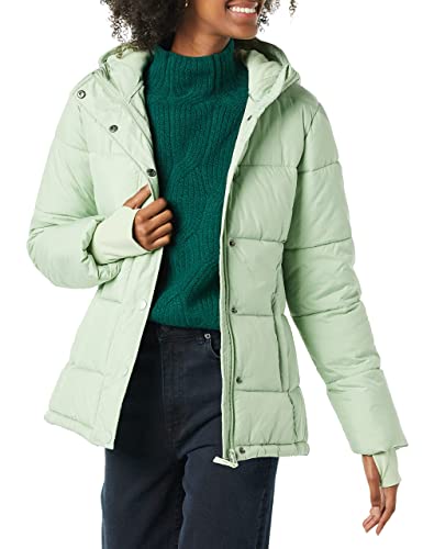 $22.40: Amazon Essentials Women's Heavyweight Long-Sleeve Hooded Puffer Coat (Available in Plus Size)