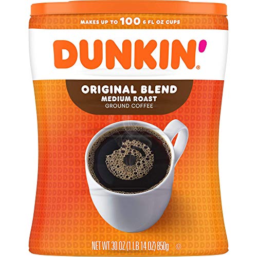 $10.70 w/ S&S: 30-Oz Dunkin' Medium Roast Ground Coffee (Original Blend)