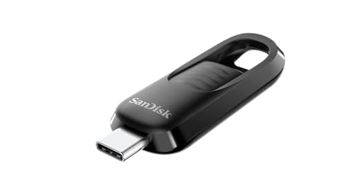 $22.87: SanDisk 256GB Ultra Slider USB Type-C Flash Drive - Up to 400MB/s, USB 3.2 Gen 1, Retractable Connector - SDCZ480-256G-G46​