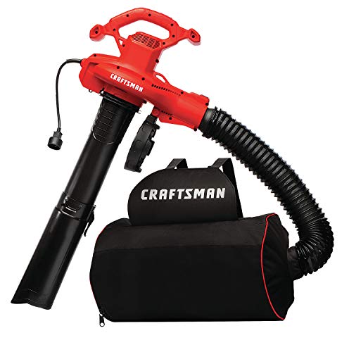 $69.98: Craftsman 3-in-1 Leaf Blower, Leaf Vacuum and Mulcher, Up to 260 MPH, 12 Amp, Corded Electric (CMEBL7000)