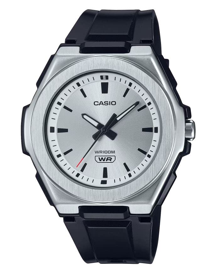 $23.30: Casio Men's Analog Watch Black Resin Band Stainless Steel Bezel LWA300H-7E2V