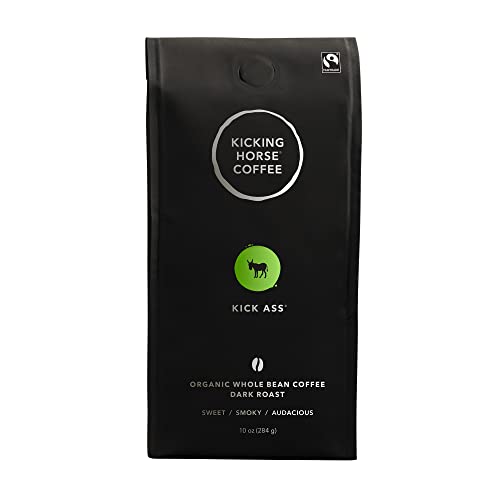 $3.29 w/ S&S: 10-Oz Kicking Horse Whole Bean Organic Coffee (Dark Roast)
