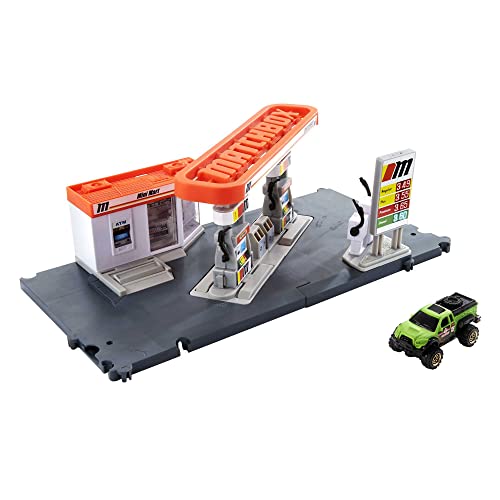 $9.94: Matchbox Cars Playset, Action Drivers Fuel Station & 1:64 Scale Toy Truck