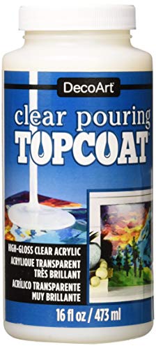 $10.49: DecoArt Clear Pouring TopCoat DS134 16 fl oz/ 473 ml