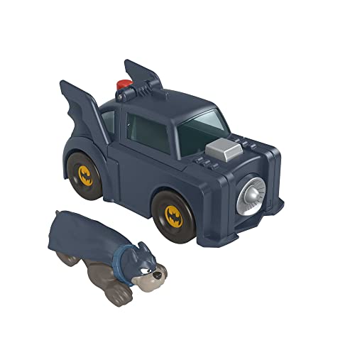 $3.72: Fisher-Price DC League of Super-Pets Preschool Toy Super Launch Ace & Batmobile Vehicle Set