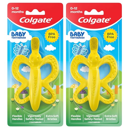 $4.77 w/ S&S: Colgate Baby Toothbrush and Teether (Pack of 2)