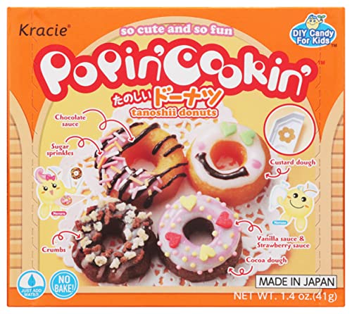 $3.33 w/ S&S: Kracie Popin' Cookin' DIY Candy Donuts Kit, No Bake, 1.4 Ounces (Pack Of 5)