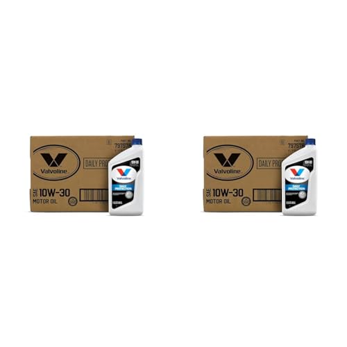 $25.60: Valvoline Daily Protection 10W-30 Conventional Motor Oil 1 QT, Case of 6 (Pack of 2)