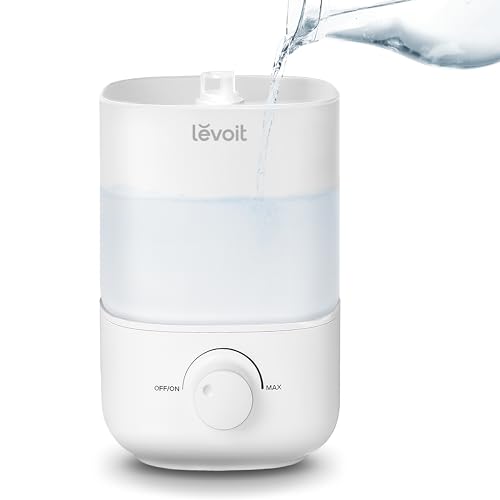 $19.98: LEVOIT Top Fill Humidifiers for Bedroom, 2.5L Tank