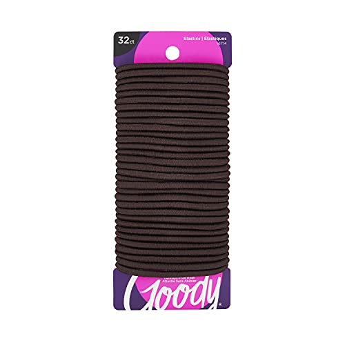 $2.60 w/ S&S: Goody Hair Ouchless, Medium Hair, Brown, 32 Count