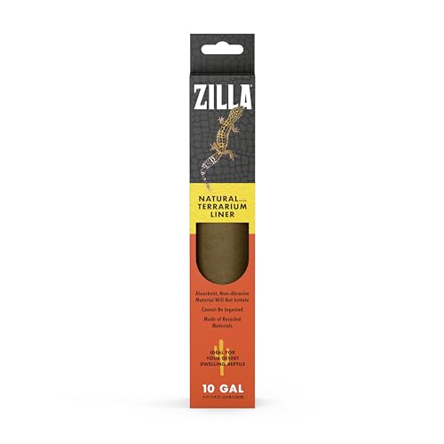 $1.90 w/ S&S: Zilla Reptile Terrarium Liner, Brown, Fits Tank Size 10/20X Gallon, 9.75” x 19.75”