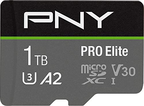 $68: PNY 1TB PRO Elite microSDXC Memory Card - 100MB/s, UHS-I, 4K UHD, Full HD, A2, micro SD