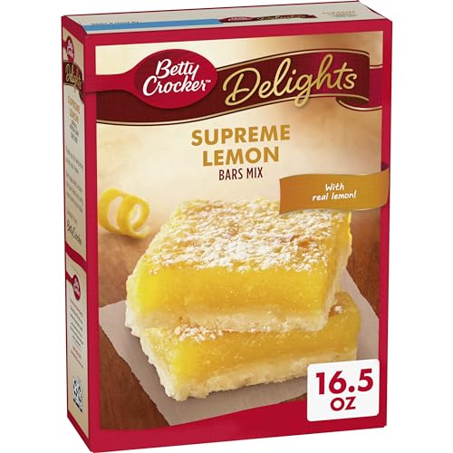 [S&S] $16.51: Betty Crocker Delights Supreme Lemon Bars Mix, 16.5 oz. (Pack of 12)